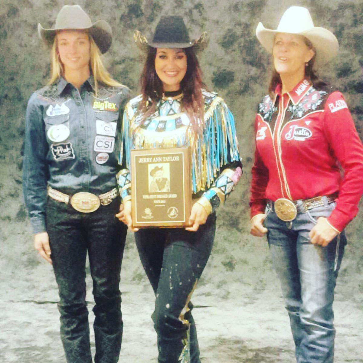 THANK YOU THANK YOU THANK YOU!!!!!! #BestDressed #JerryAnnTaylor #KeepRodeoWeird #TheBabyfloShow