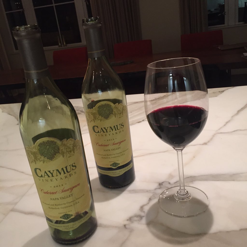 NaughtyDiet's tweet photo. Tried 2 bottles of '13 Caymus & still tastes like grape juice! #Ribena #overextracted #overripe #toofruity #purple ? https://t.co/vov50xF0jG