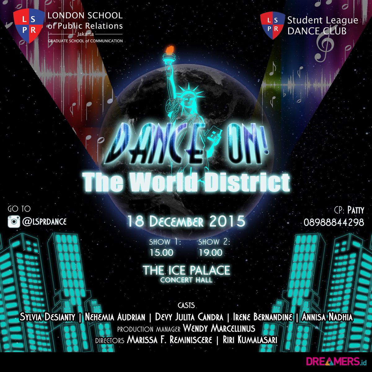 '@lsprdance 2nd Production presents "DANCE ON!:The World District", 18 Dec at The Ice Palace, Lotte Shopping Avenue