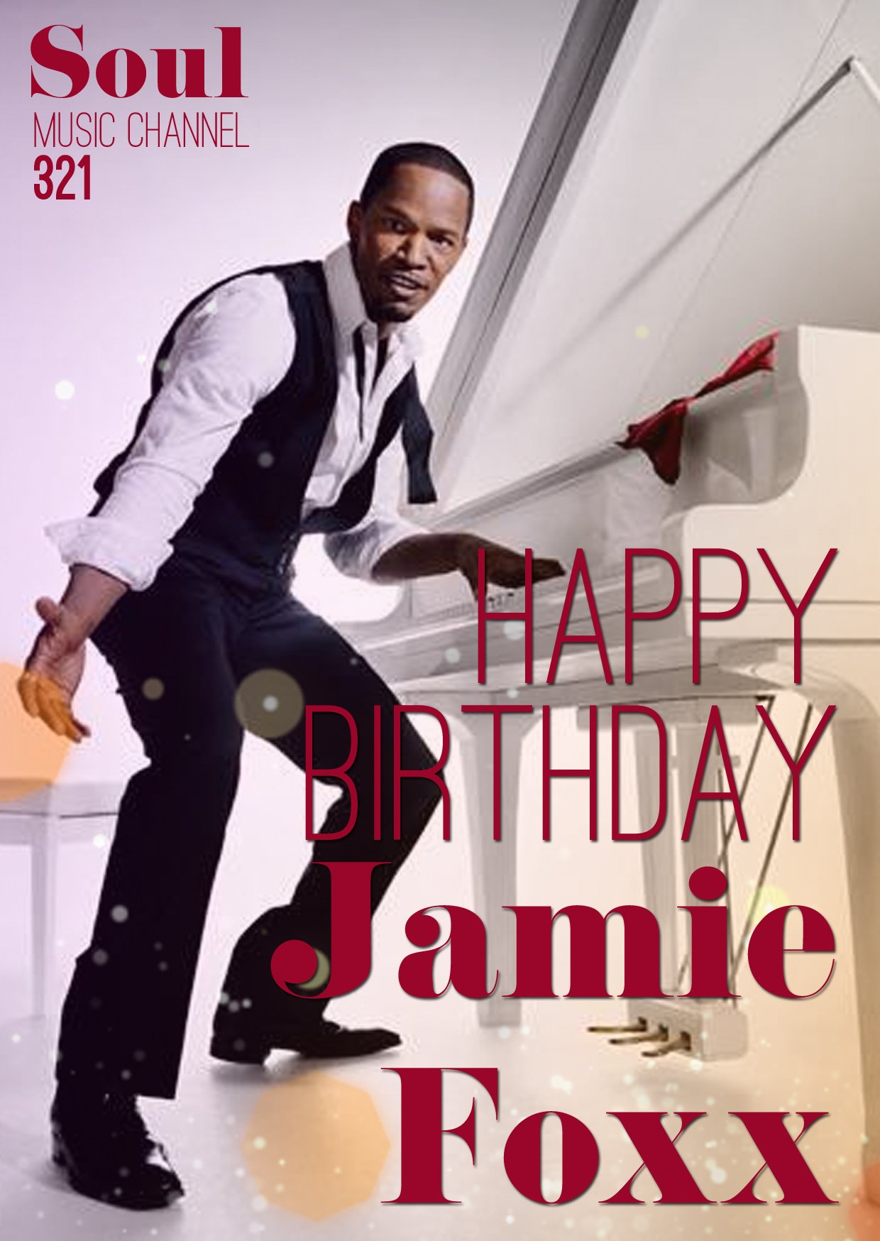Happy Birthday to singer, comedian, writer, producer and actor Jamie Foxx! 
