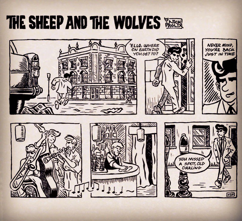 nickprolix's tweet image. ICYMI This week's (very late) #webcomic instalment is up (finally) - thesheepandthewolves.com Better late than never!