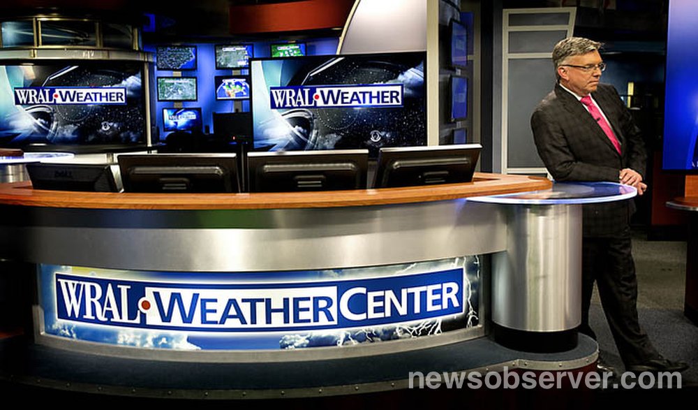 clowenst's tweet photo. #meteorologist @gbfishel for @WRAL discusses #globalwarming #raleigh @newsobserver https://t.co/eqO1yF6Zdq https://t.co/Is5Z9gX4v0