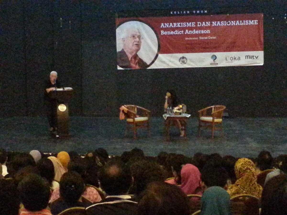 dhutag's tweet photo. Selamat jalan Pak Ben. Terima kasih buat demikian banyak hal yang telah anda berikan.... #RIPBenAndeson https://t.co/m098AcHzYe