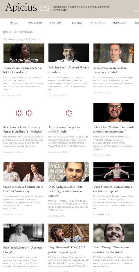 Descubre las últimas entrevistas de #Apicius en apicius.es/category/entre… y conoce a los chefs más influyentes.