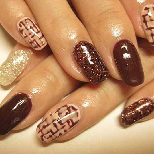 Gracefully Sheena ツィード柄ネイル 冬ネイル ネイル ネイルデザイン ネイリスト 都立大学ネイル サロン グレイスフリーネイルサロン Nail Gracefullynailsalon スピリチュアル ブロック解除 マインドブロックバスター T Co Javk0ivtb6