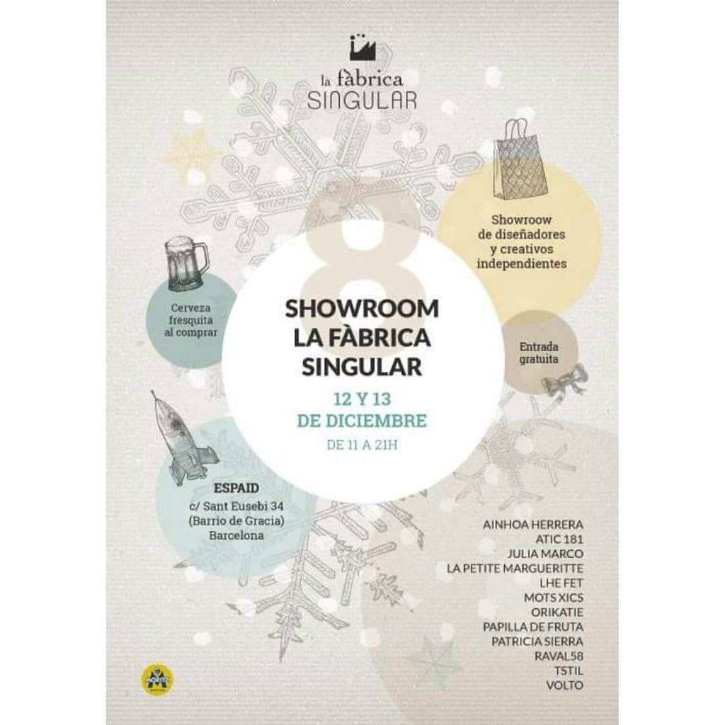 fabricasingular's tweet image. Ven este soleado domingo a comprar regalos hechos a mano y muy especiales a nuestro showroom. En Sant Eusebi 34, Bc