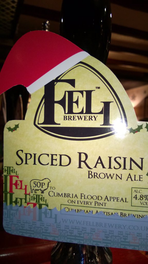 Engineinn_Cark's tweet image. The Engine Inn Cark are donating 50p from every pint sold of this Real Ale from Fell Brewery to Cumbria Flood Appeal
