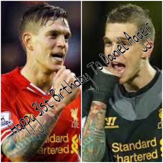 Happy 31st birthday to legend Daniel Agger. 