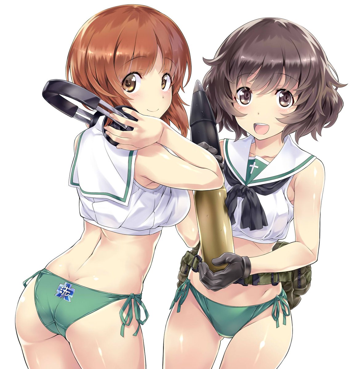 Girls und panzer r34. Аниме танкистки Михо. Михо Нисидзуми. Михо Нисидзуми панцу. Girls und Panzer махо и Дарджилинг