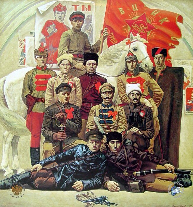 Pravdiva_pravda's tweet photo. В. Псарев. Красные командиры. 1985г https://t.co/7sEMj2uoPb