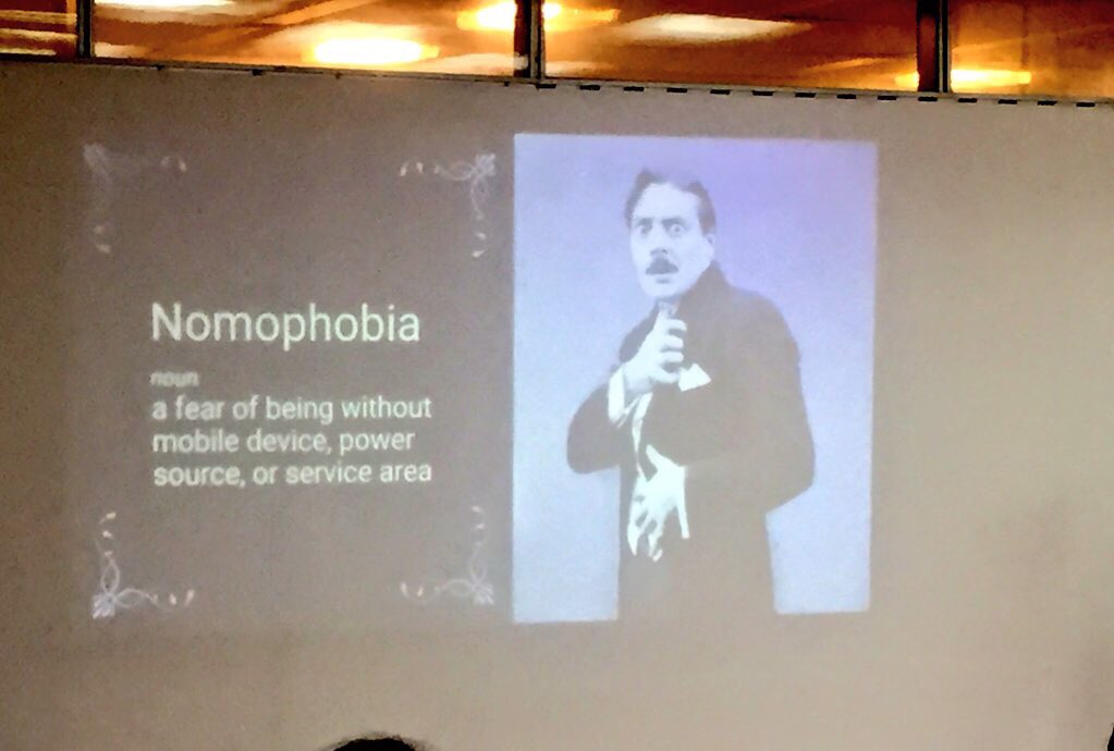 MayaSioufi's tweet photo. I think I have nomophobia! Great workshop by @selbadawi #RiseUp15 https://t.co/SkXPiVw9Zv