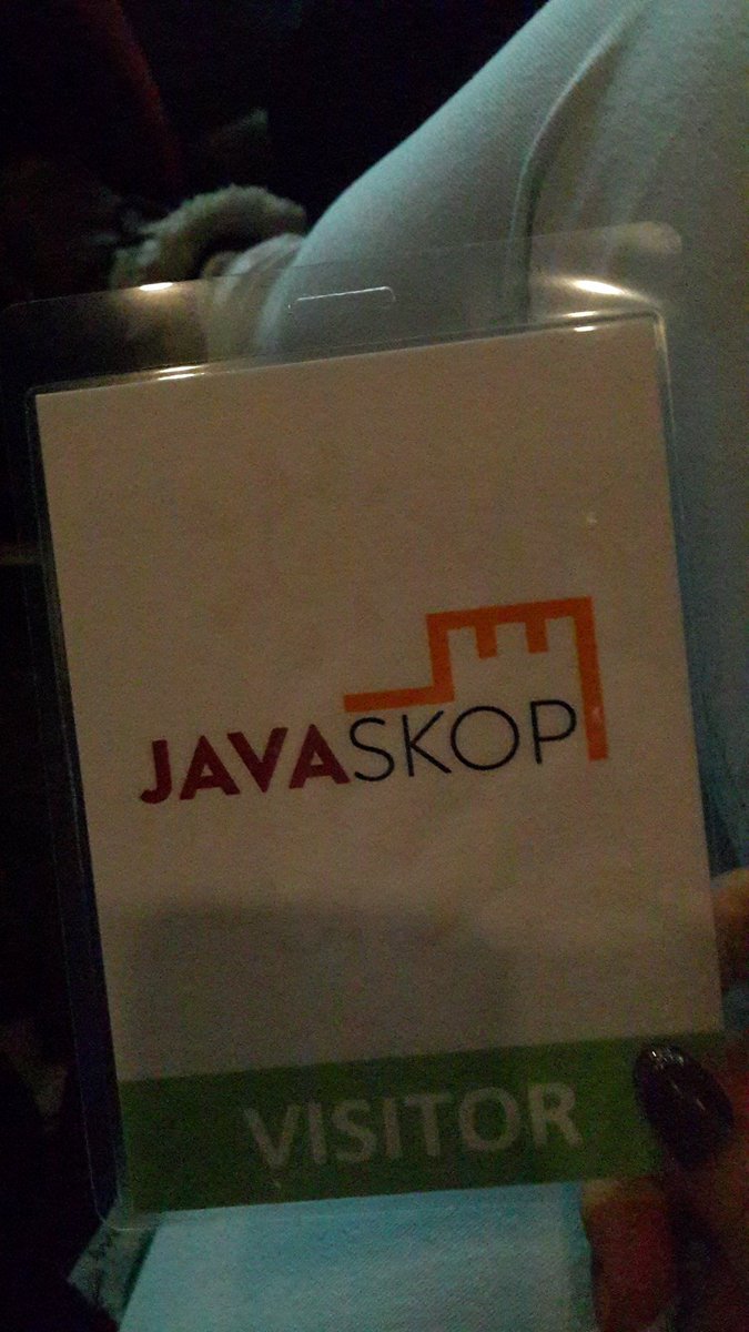 _Bubamarka's tweet image. #javaSkop conference.