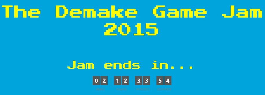Entering my very first gamejam at gamejolt! The Demake Game Jam 2015 #demakegamejam #gamejam #indiedev https://t.co/SBpQnTt65a