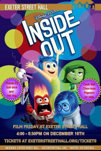 ExeterStHall's tweet image. Celebrate end of term w/ us @ Film Friday. We're showing Inside Out. Book now exeterstreethall.org/tickets/ #Brighton