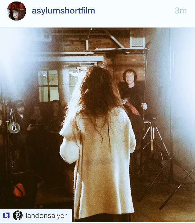 Asylumshortfilm's tweet photo. Onset @elcentro72 -"unbalanced," #1stAD @MelindaRaebyne cc @MarkAZimmermann @MicahKnapp #beavoiceasylum #setlife https://t.co/LGvWNJVG5l