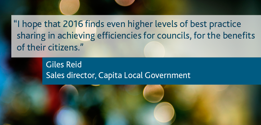 LocalGovMatters's tweet photo. Day 13 of 24: Giles Reid at Capita highlights his hopes for Local Government in 2016 #CapitaCountdown #localgov https://t.co/FlLrmRfNZh