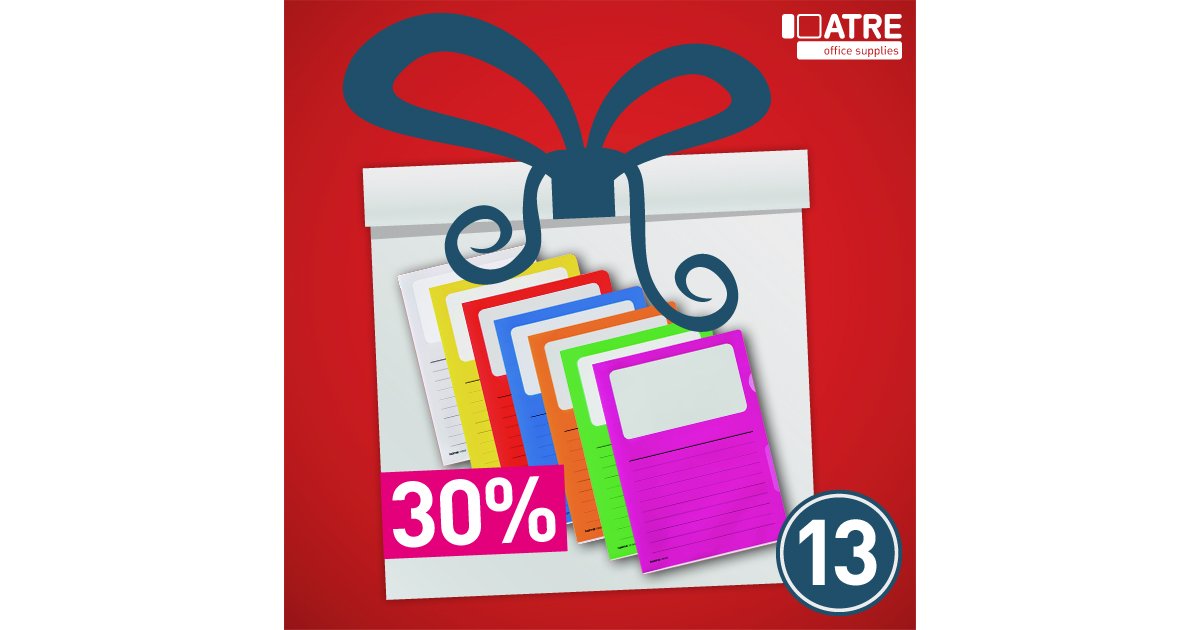 ATREOffice's tweet photo. Oggi un'altra casella da aprire insieme: sconto del 30% sulle cartelline trasparenti #Kolma https://t.co/S8c07Ka8Nt https://t.co/M0yyxMN62D