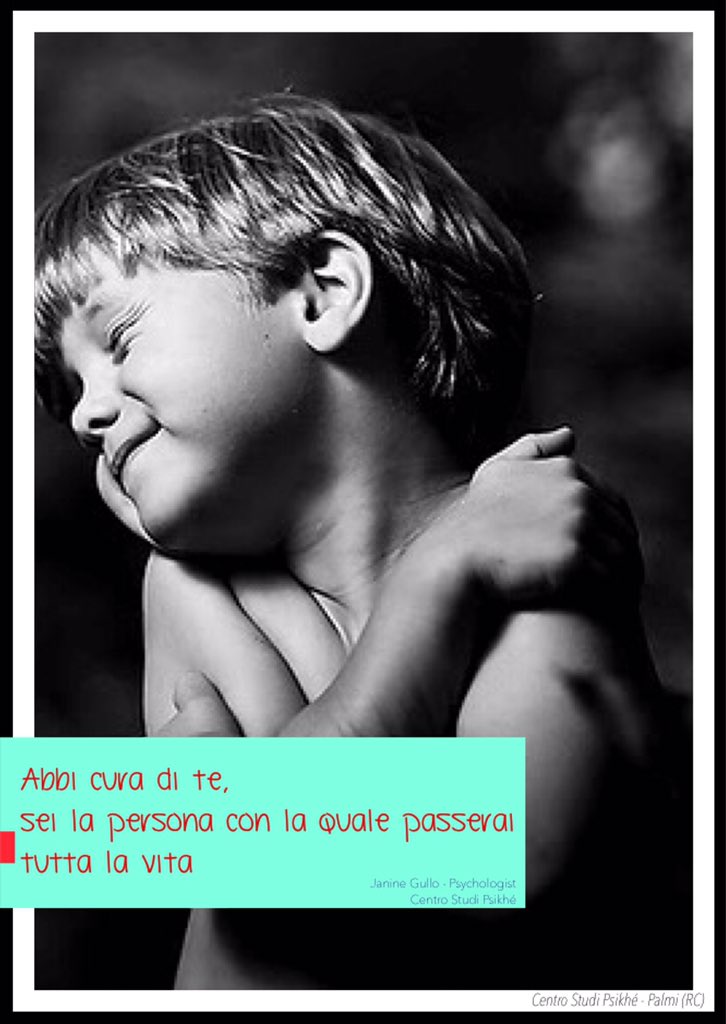 GulloJanine's tweet photo. "Abbi cura di te, sei la persona con la quale passerai tutta la vita" https://t.co/DEVnuQncEF
