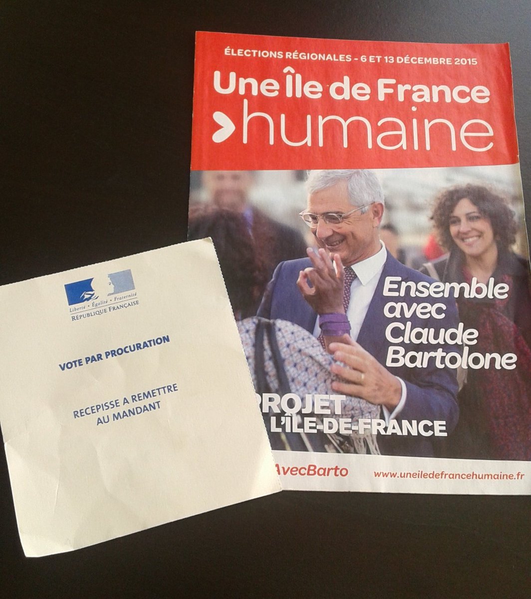 Jade_J0's tweet photo. 《A VOTÉ 》
Par procuration
#EnsembleIDF
#regional2015 https://t.co/YRSaC4eu0r
