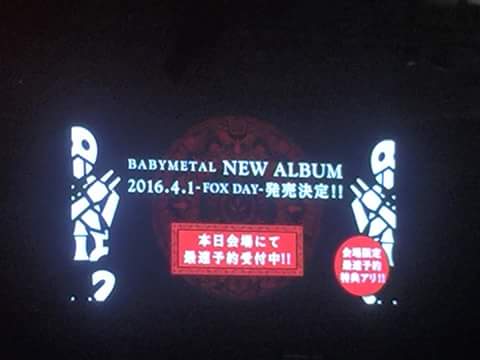 IDBabymetal's tweet photo. Dan 3 Bidadari nanti juga bakal Konser di Tokyo Dome 2016 mendatang !!

Cr to Dave Eschbaugh https://t.co/Jv7o409mMd