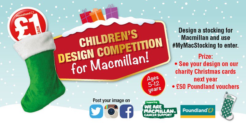 Poundland's tweet photo. Kids can get creative & festive to #WIN! Design a stocking & tweet us with #MyMacStocking https://t.co/QIJ0ermP9w https://t.co/tUEbY1pyBd