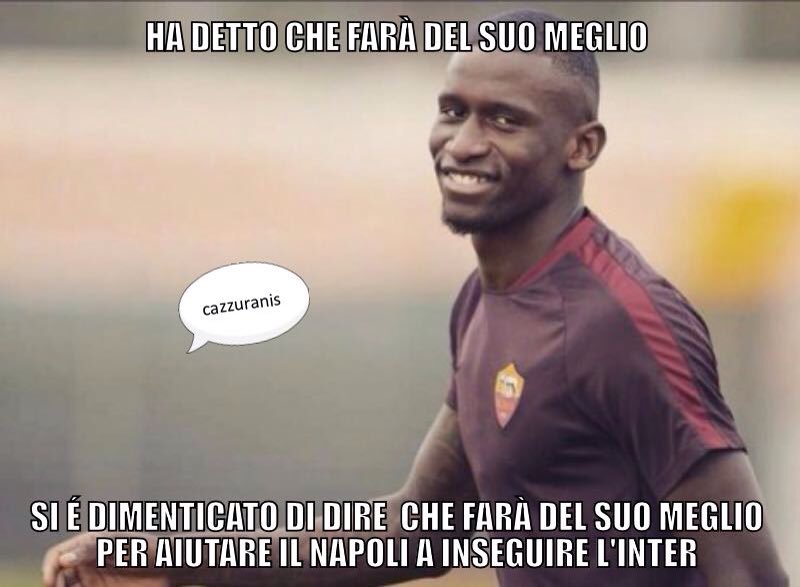 zuby981's tweet photo. É più macellaio del mio macellaio #serieATim #qldc #NapoliRoma https://t.co/KRFq6kXOSs