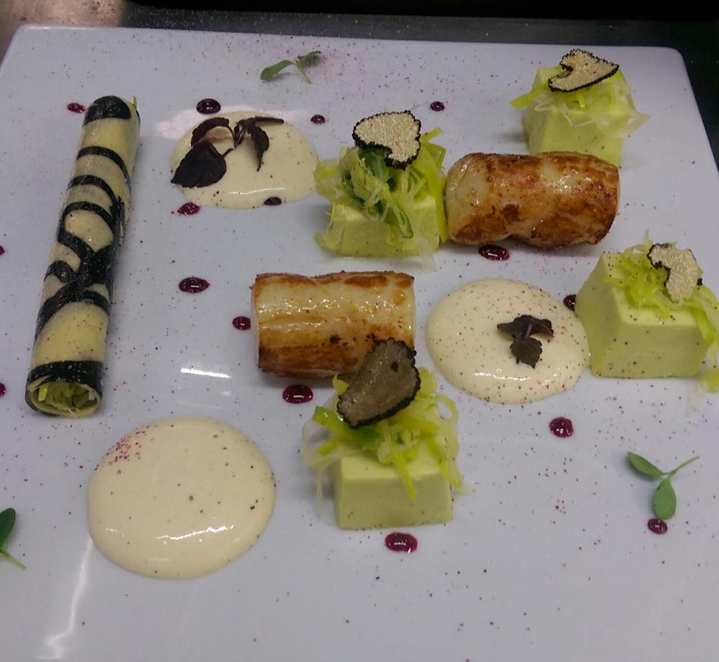 St Jacques baie de Seine, poireaux, truffes