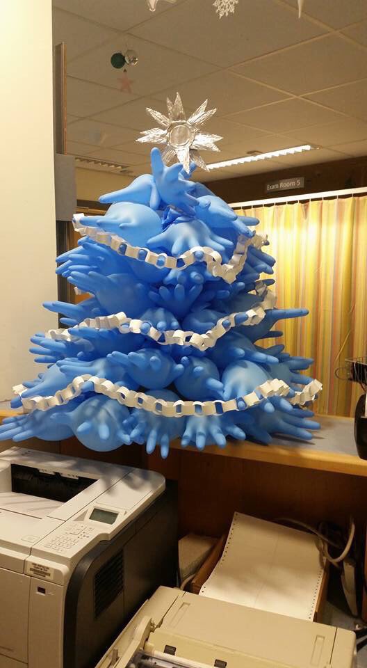 Yet more brilliant NHS Christmas decorations! @DerbyHospitals courtesy of @vicmdav6634 and team! #nhschristmas