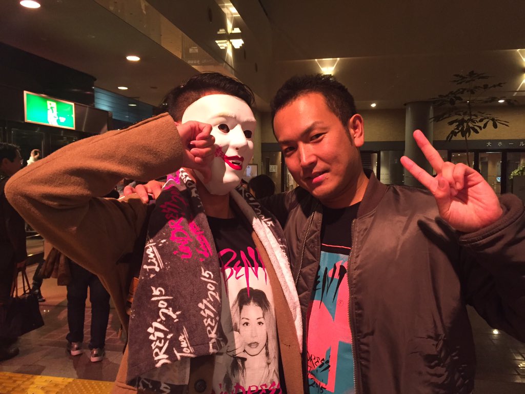 Su_0222's tweet photo. Undressポーズするの忘れた…😅笑

#仙台
#BENITOUR2015
#UndressBENI
#UndressTOUR
#TEAMBENI https://t.co/m6M1klFZ7M