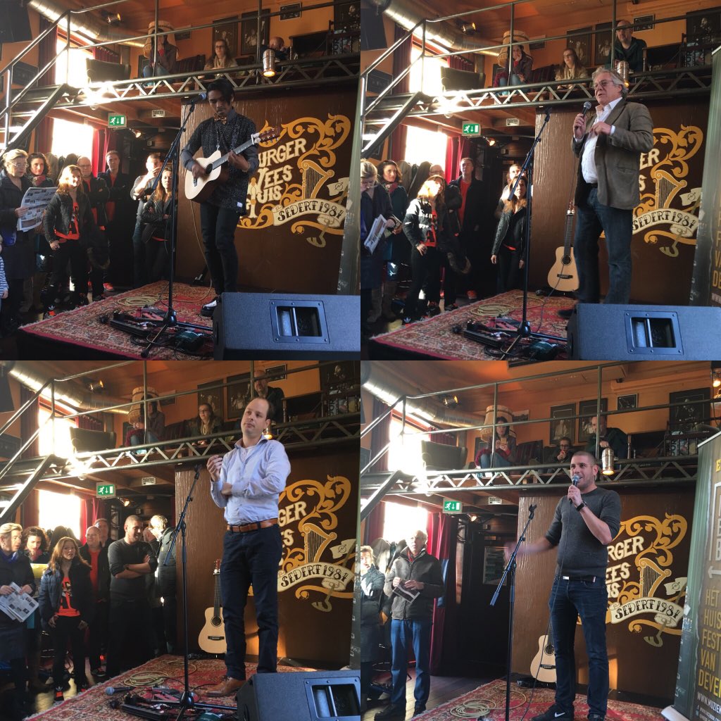 Muziek bij de buren is gestart!