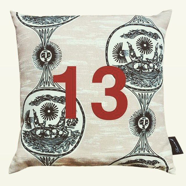 Day 13 of the #tlsadventcalendar is the Otter Ferry Cushion by Robert Stewart for <a href="/LivingUnion/">Living Union</a> #christmasgifts