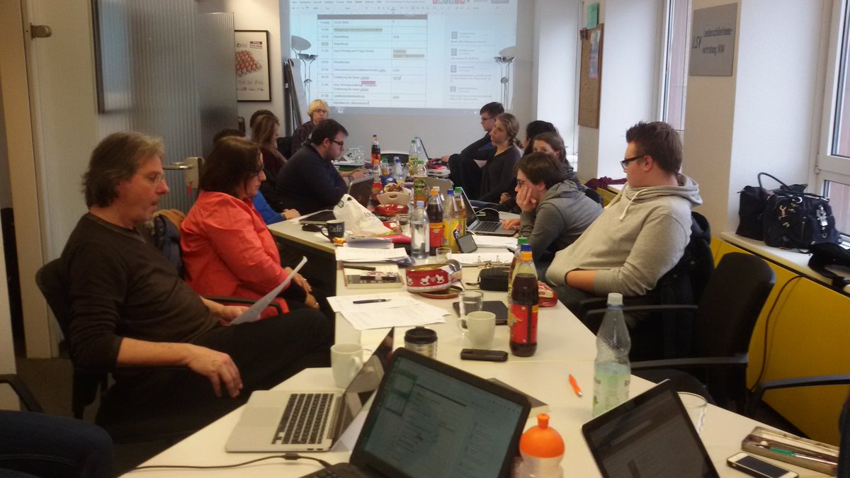 Landesvorstandssitzung: Der LaVo plant die #LDK116