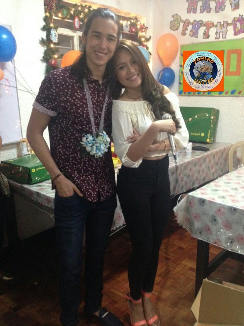 itizdahlia's tweet photo. Super Happy TOMIHO Couple! Miho's gifts and thanks giving for her birthday at Nazareth Home💋 #BlessedCouple https://t.co/4l5f916XVp