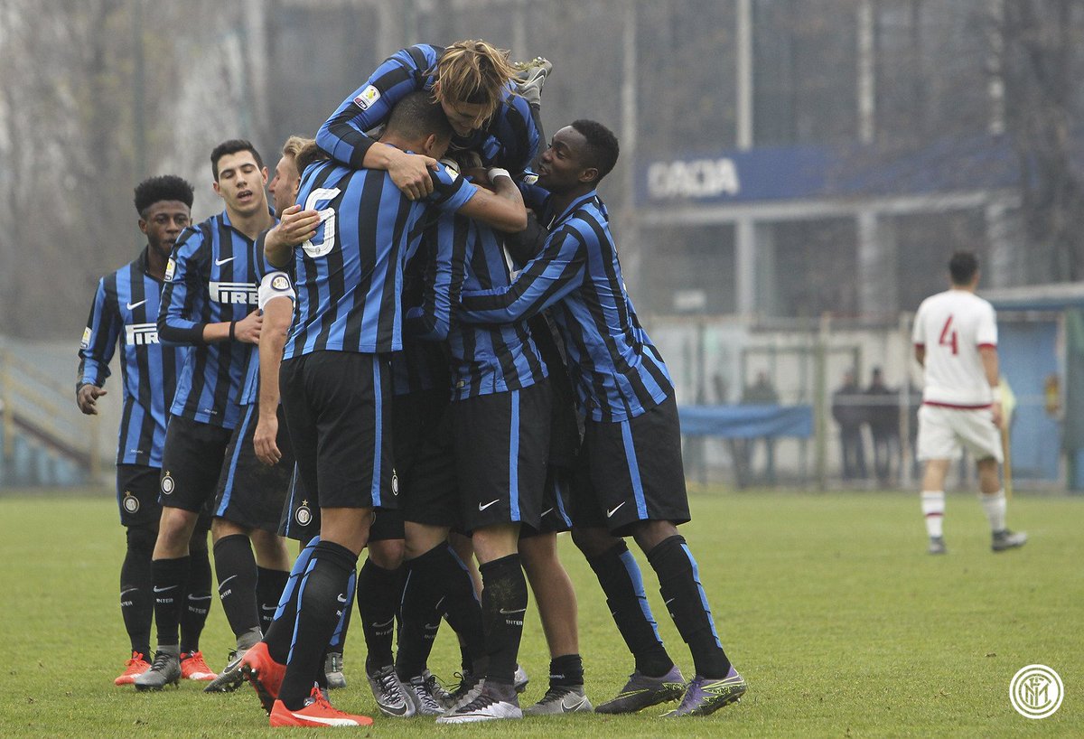 Inter's tweet photo. #Primavera, #InterMilan 2-0: un altro derby è nerazzurro! Il report: https://t.co/h5aM0maVXo #ForzaInter #InterYouth https://t.co/rgjDy08ujB