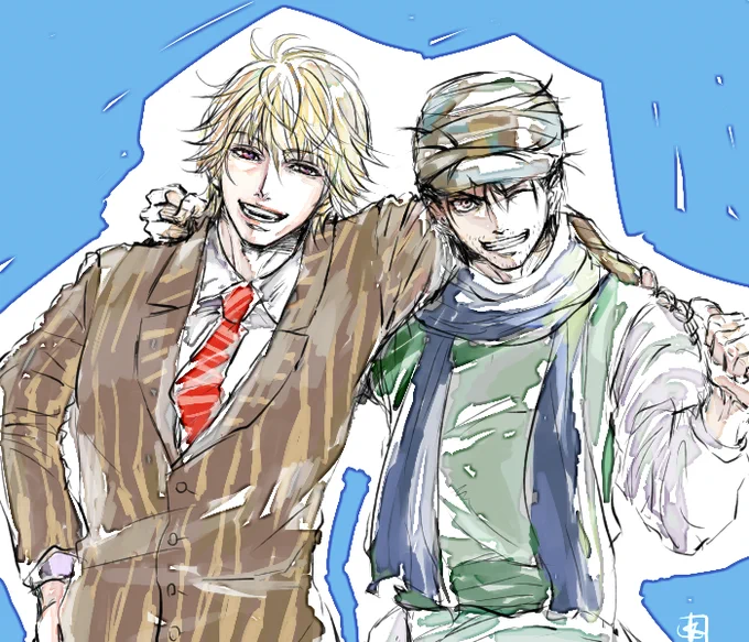 【rkgkパリストンとジン】ライバルシリーズ⑦
十二支ん初めてちゃんと(?)描いたら難しかった。 