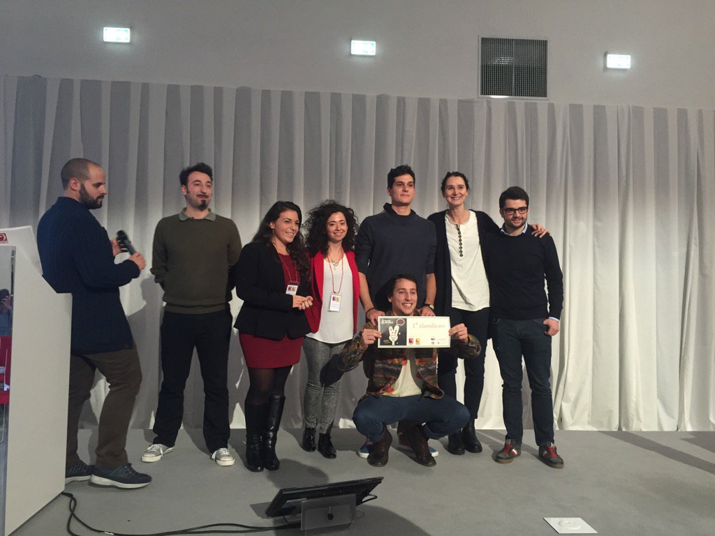 SWBologna's tweet photo. Ed ecco il team vincitore di #swbo2015 AsApp! https://t.co/xK9CU2U8LQ