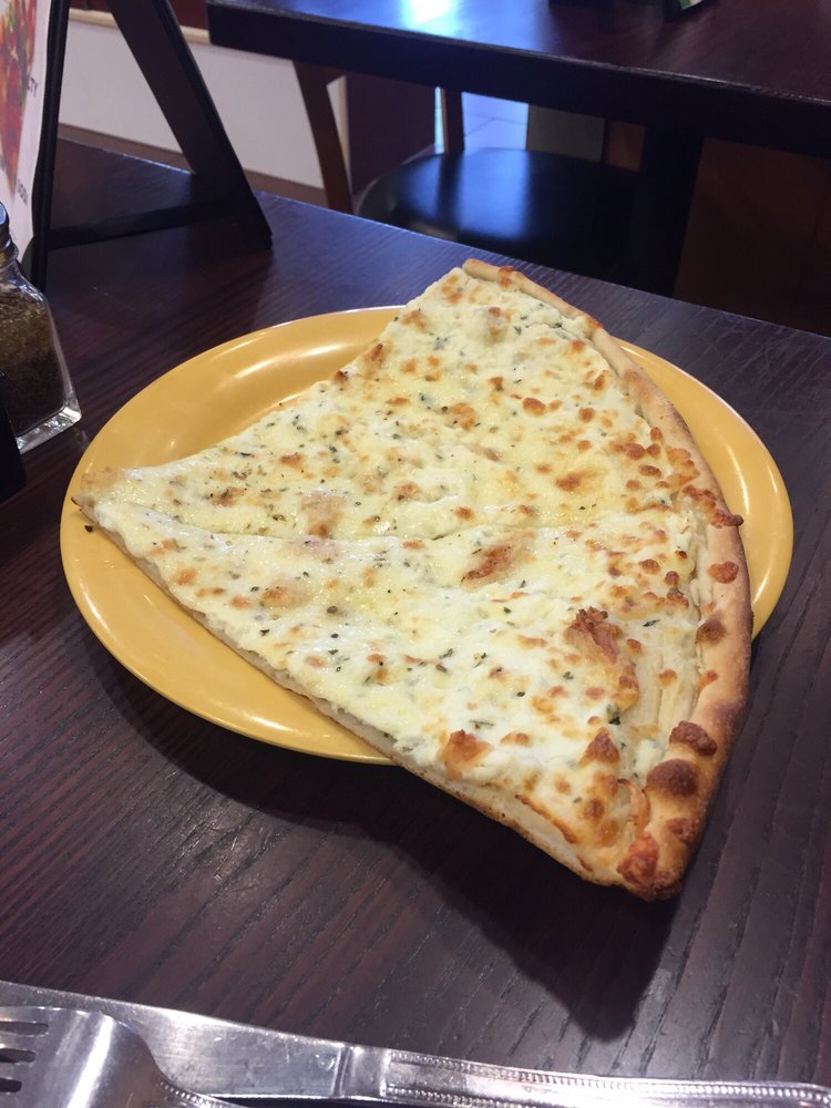 Pizza comes in all shapes, sizes and colors! #WhitePizza