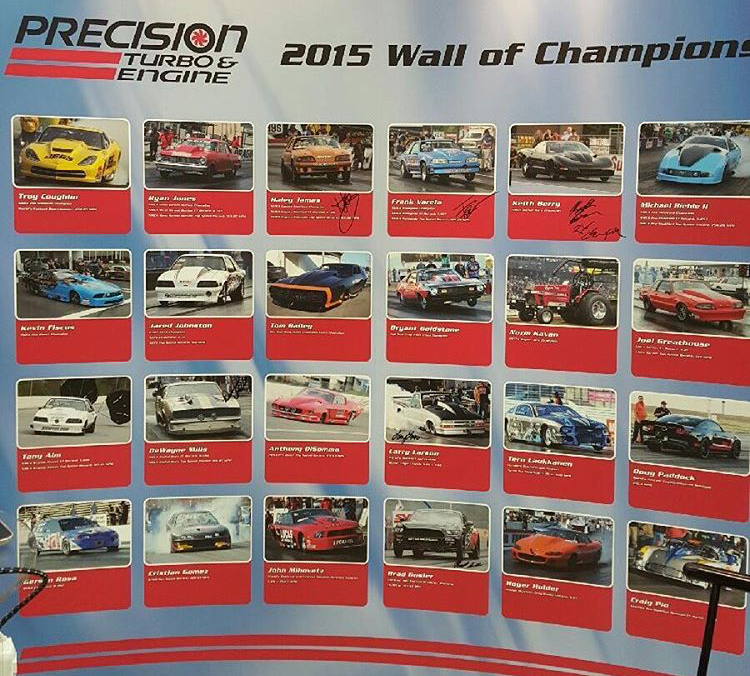 Brad and Nina Gusler of #BGRacing made the 2015 Champions List by <a href="/PrecisionTurbo/">Precision Turbo</a> with their SCT sponsored Mustang.