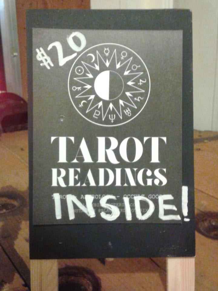 Feeling in Flux? Get a #tarot reading across from our booth with @blackbirdesoterix <a href="/AnnexFlea/">Annex Flea</a>!