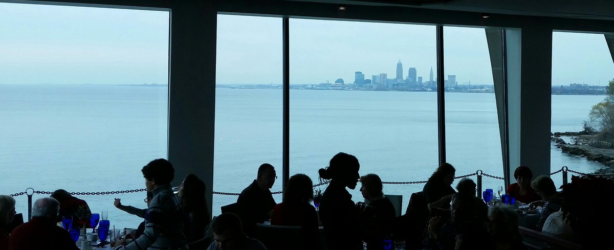 ajenkinsCLE's tweet photo. I can see the stadium...As close as I will get from Pier W for brunch on this #Browns gameday!!! #takebackyoursunday https://t.co/0X9LmNQ5St
