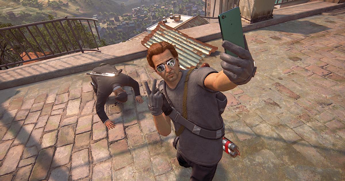 Naughty_Dog's tweet photo. Admire the elegant view…of yourself. Share selfie clips w/ #Uncharted101ContestEntry for a chance to win Uncharted 4 https://t.co/ETwL3ysDHS