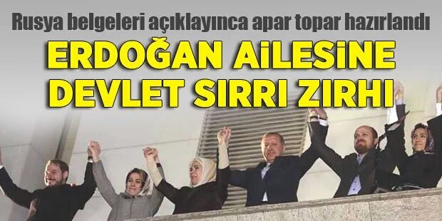 1) Mecliste Erdoğan için çıkarılması istenen " Devlet sırrı yasası " ile neler olacak biliyormusunuz?