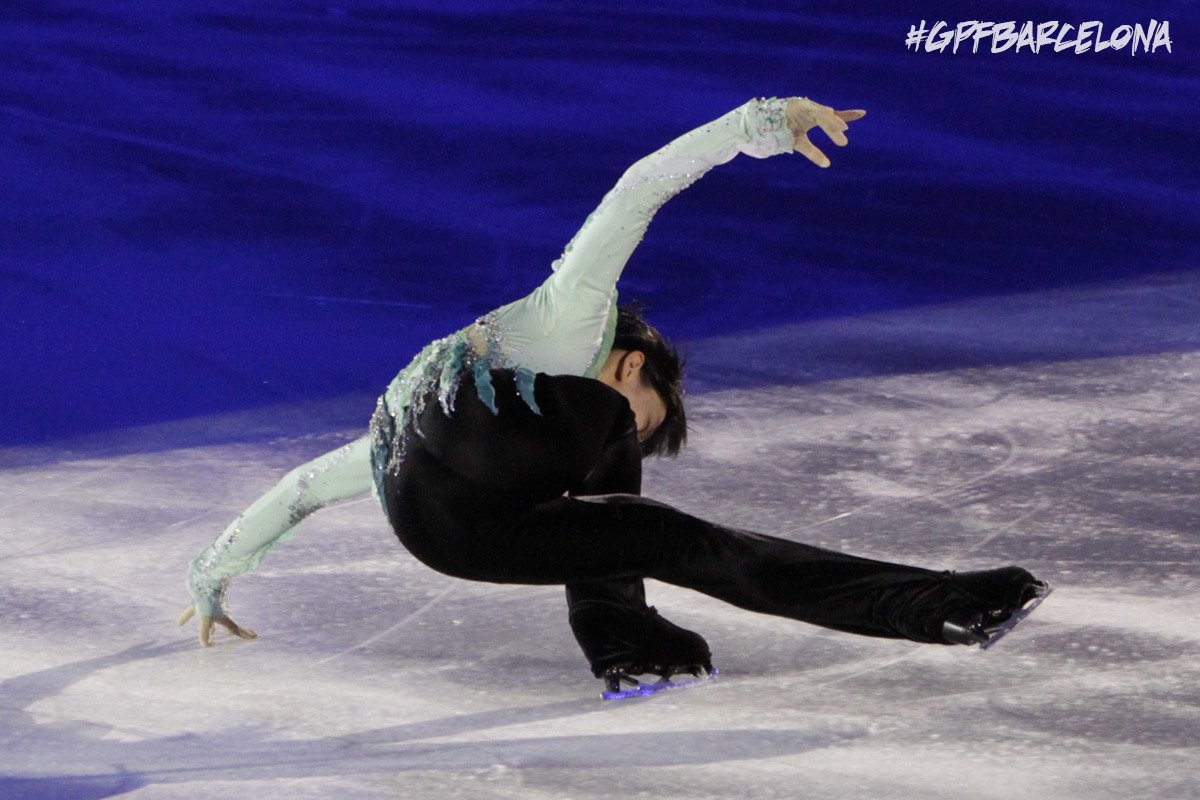 More from Yuzuru Hanyu at Barcelona's gala! #GPFBarcelona