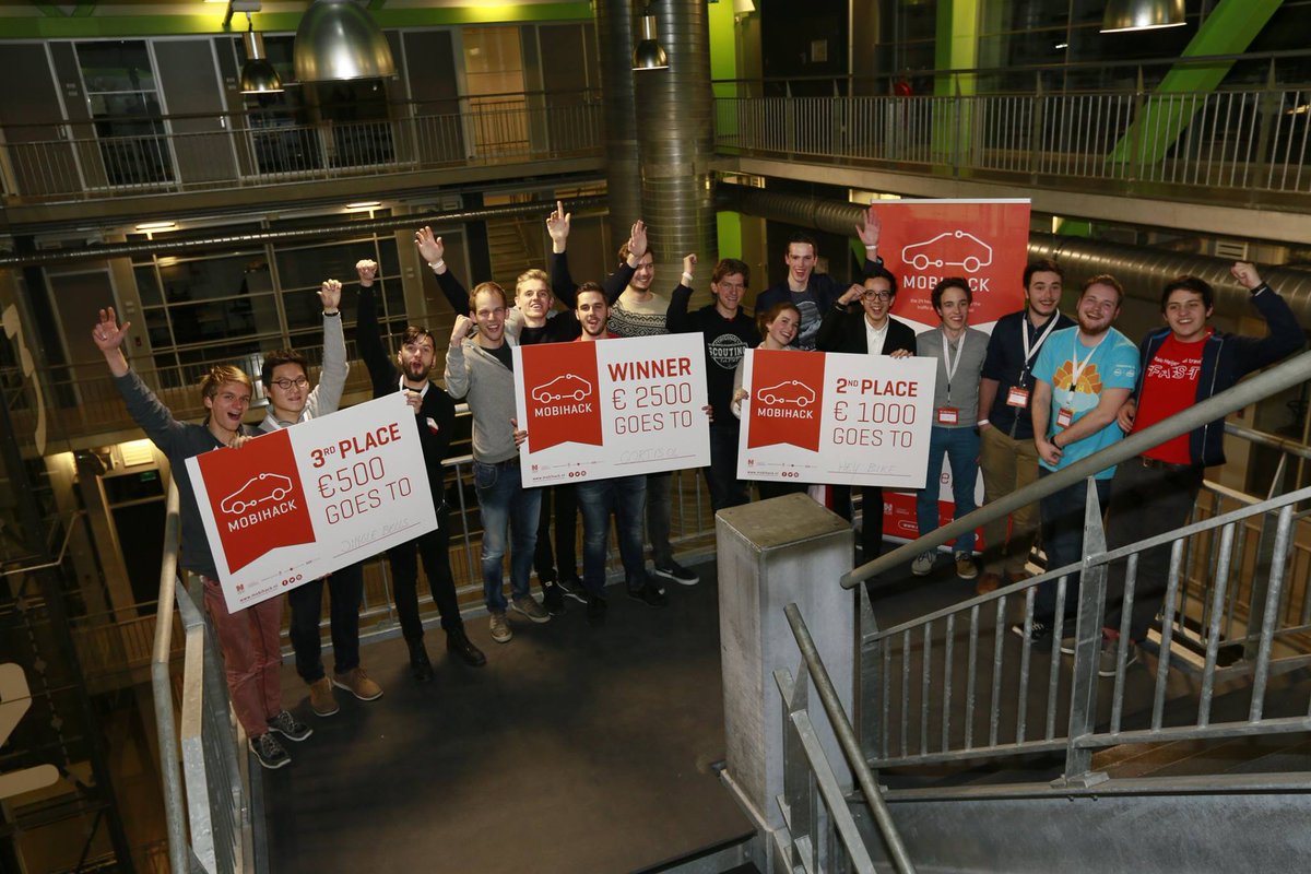 mobihackathon's tweet photo. Meet the winners of our first #mobihack Congrats! https://t.co/YefZtGDM8T
