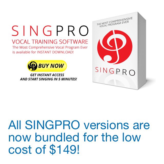 MelMulligan's tweet photo. I am offering a free evaluation with a purchase of #SingPro.The ONLY vocal software we use!https://t.co/VqIJ8mdh3U https://t.co/Ar4AhJ84PG