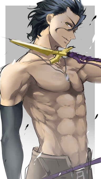 筋肉頑張ろうと思ったんだ…たんだ…#男性キャラ版fateワンドロ 