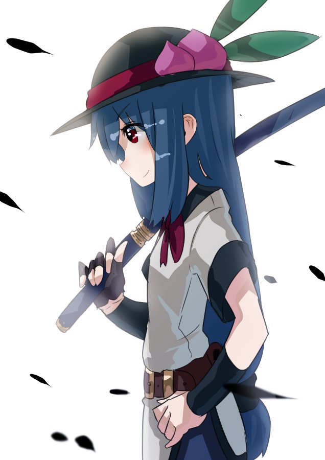比那名居天子 「てんし#深夜の真剣お絵描き60分一本勝負 」|はしろのイラスト
