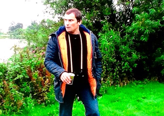 CI5BDC's tweet photo. #ChristopherEllison as Biggs taking a breather....#TheBill #DiBurnside https://t.co/1xxVMfAztg