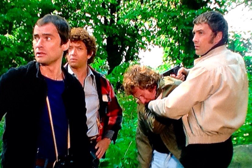 CI5BDC's tweet photo. The lads catch up with Nesbitt. #KeithBarron #ChristopherEllison #MartinShaw #LewisCollins https://t.co/vHeitQnZCV