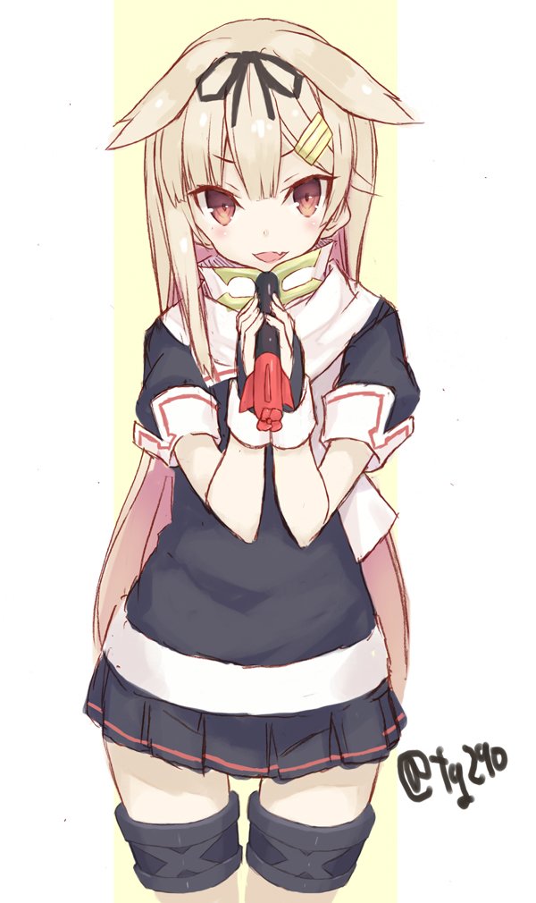 艦これ「夕立改二
#艦これ版深夜の真剣お絵描き60分一本勝負
#艦これ版真剣お絵描き60」|涼のイラスト